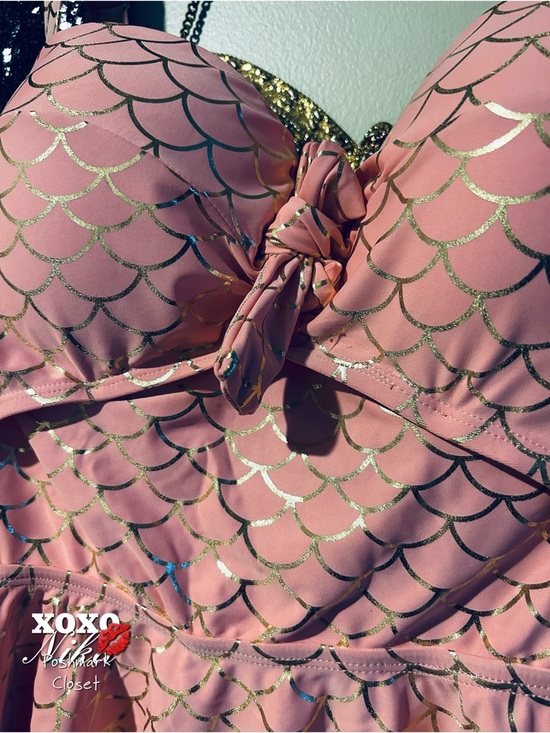 Mermaid Scale Two-Piece Swim Set - Size OX - Picture 4 of 5